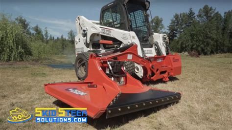 skid steer side mower|mower attachments for skid loaders.